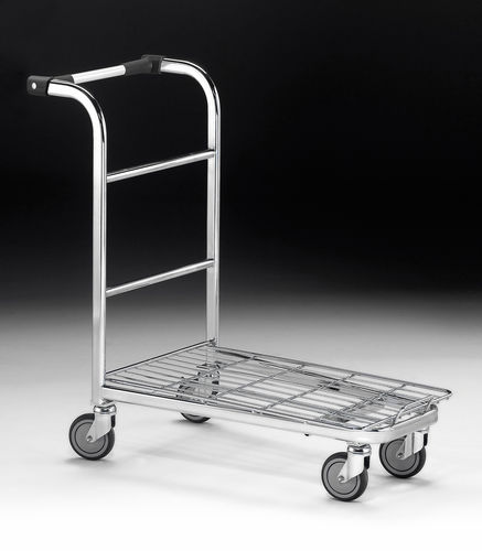 Carro de transporte - M-M - Creaciones Marsanz S.A - de metal / con plataforma con rejilla / cama