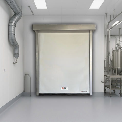 Puerta enrollable - FlexiRun® Airtight - IPR ITALIA SRL - de acero inoxidable / de PVC / para interior