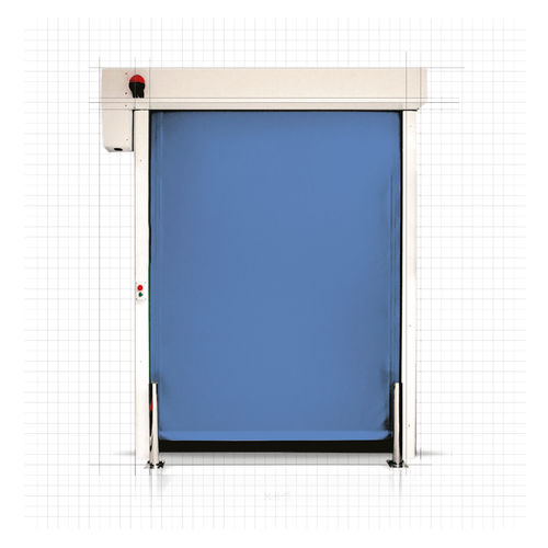 Puerta enrollable - FlexiRun® Cold 2 - IPR ITALIA SRL - de acero / de tejido / para interior