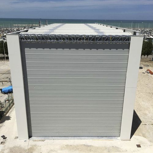 Puerta apilable - Giga Belt - IPR ITALIA SRL - para interior / de hangar / para minas