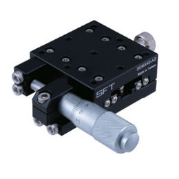 Platina de posicionamiento lineal - SEMX40-AS - SF Technology Co. Ltd. - manual / de un eje / con micrómetros
