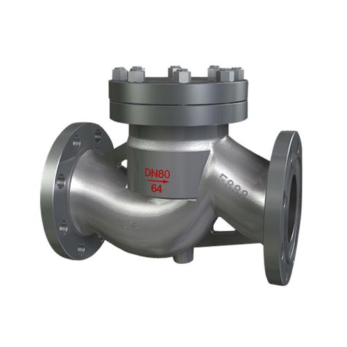 Válvula de retención de globo - Henan Quanshun Flow Control Science and Technology Co.,Ltd - con brida / desatascadora / de PTFE