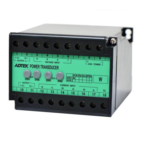 Transductor de potencia en riel DIN - CW/CQ/CWQ - ADTEK Electronics Co., Ltd - trifásico / de potencia activa / de potencia aparente