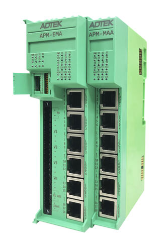 Dispositivo de medición de potencia multicircuito - APM-EMA + APM-MAA - ADTEK Electronics Co., Ltd - contador eléctrico / de potencia aparente / de potencia activa