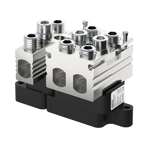Bloque de conexión para montaje sobre panel - MAB3050S10 - MOREK - con tornillo / para pruebas y desconexión / de puesta a tierra