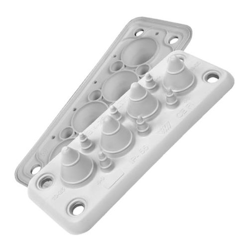 Placa de entrada de cable IP55 - MBA2N10W11 - MOREK - para armarios eléctricos