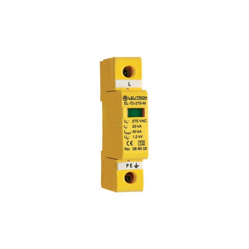 Protector de sobretensión de tipo 2 - EL-T2/1+0-550 - Leutron GmbH - para alimentación eléctrica / modulable / AC