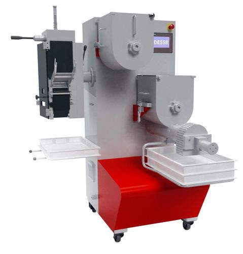 Máquina para pasta con dispositivo de corte - DE55R - Dominioni Punto & Pasta S.a.S. - con extrusora / automática