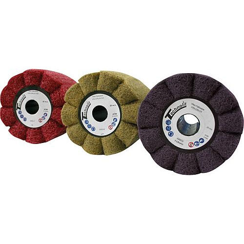 Rodillo abrasivo de tejido no tejido - Sinus series - TECHNOLIT GmbH - cilíndrico / para rectificado