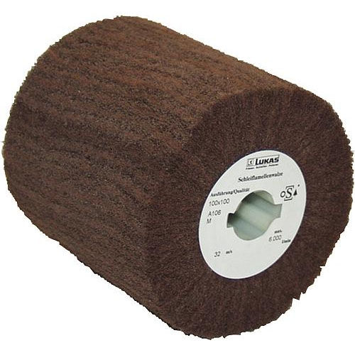 Rodillo abrasivo de tejido no tejido - 690 021	 - TECHNOLIT GmbH - cilíndrico / para rectificado