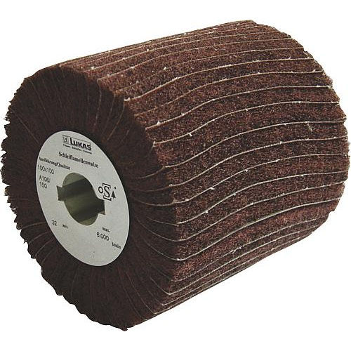 Rollo cepillo de láminas - 690 020	 - TECHNOLIT GmbH - cilíndrico / abrasivo / de desbastado