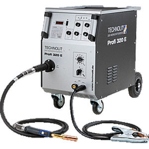 Soldadora MIG-MAG - Profi 320 E - TECHNOLIT GmbH - móvil / electrónica / accionamiento del hilo con 4 rodillos