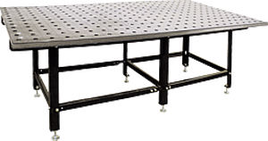 Mesa para soldadura de acero inoxidable - 580 01 Series - TECHNOLIT GmbH