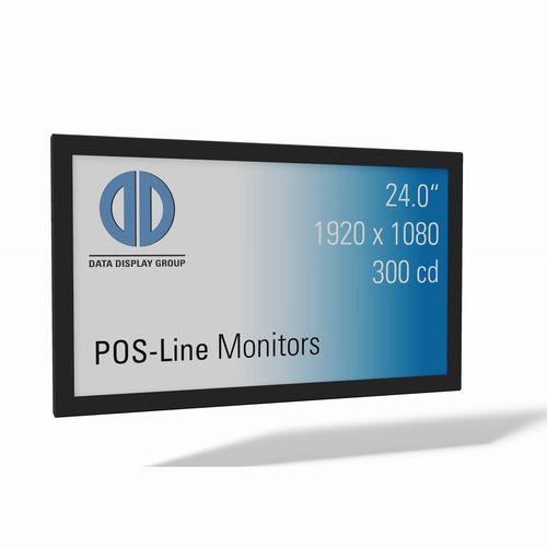 Monitor LCD - POS-Line 24" IoT - Data Display GmbH - retroiluminación LED / industrial / para punto de venta