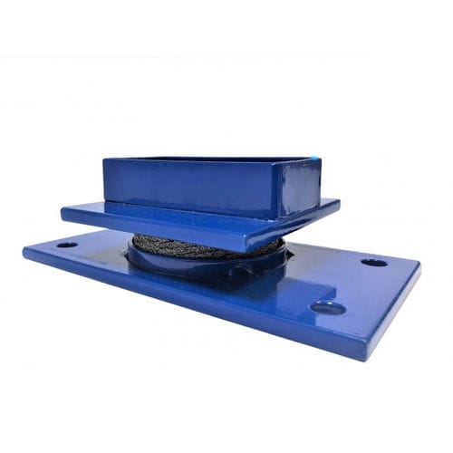 Soporte antivibratorio rectangular - SANERVIB-80 - Groupe SANERGRID - de acero / de plástico / de elastómero