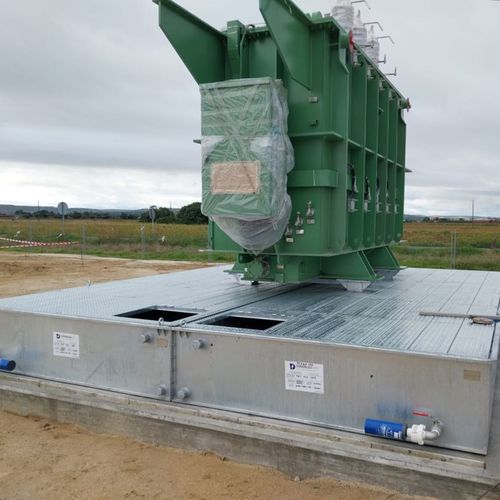 cubeta de retención para transformador - Groupe SANERGRID