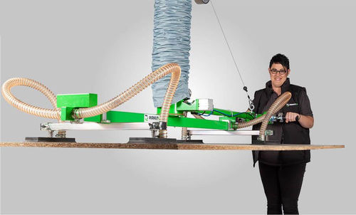 Manipulador de tubo aspirador - Master Plus  - Manut-LM - eléctrico / para paneles / para industria de productos a granel