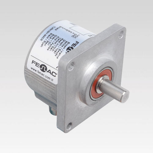 Encoder rotativo incremental - FNC 63K series - FENAC ENGINEERING LTD. - con eje macizo / con brida cuadrada / con brida