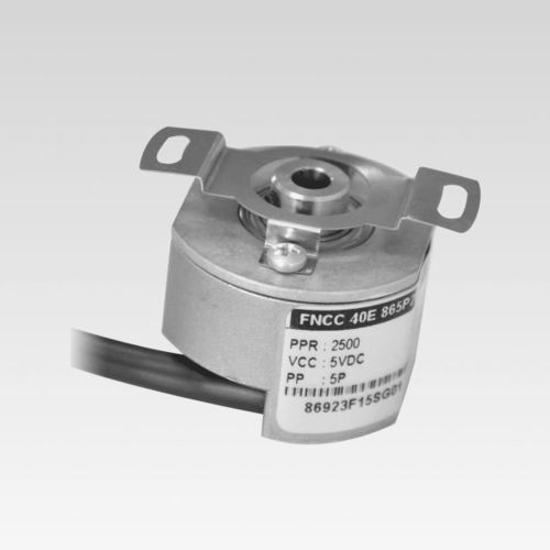 Encoder rotativo para retroalimentación de motor - FNC 40EF, 40EFM series - FENAC ENGINEERING LTD. - absoluto / de eje hueco / analógico