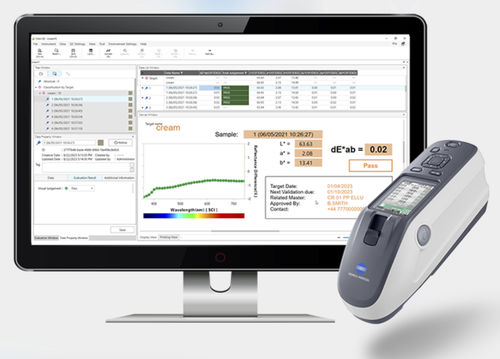 Software de control de calidad - SpectraMagic NX2 - Konica Minolta - medición con edición de reportes / de colorimetric / de mando de proceso