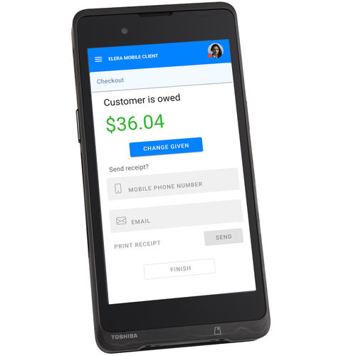 Teléfono Android - TCx® M1 - Toshiba TEC - para banco / de mano