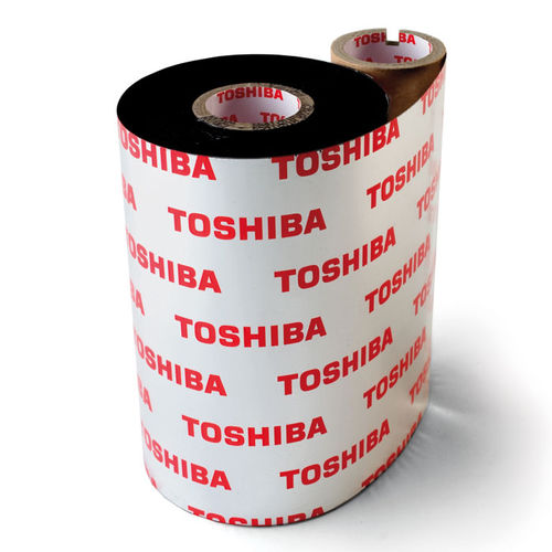 Cinta de transferencia térmica a base de cera - AW6F - TOSHIBA TEC Europe Retail Information Systems - para impresoras de códigos de barras / negra