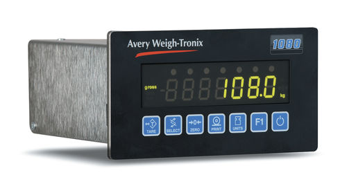 Indicador de pesaje con visualizador led - Ethernet/IP™, ProfiBus, ModBus/TCP, DeviceNet™, USB | 1080 - Avery Weigh-Tronix - empotrable / IP65