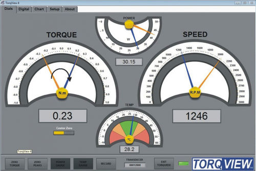 Software de supervisión - TorqView - Sensor Technology Ltd - de mando de proceso / para la medición del par