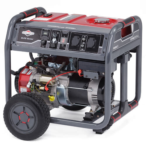 Grupo electrógeno con motor de gasolina - Elite 7500EA - BRIGGS and STRATTON - monofásico / con ruedas / inyección indirecta