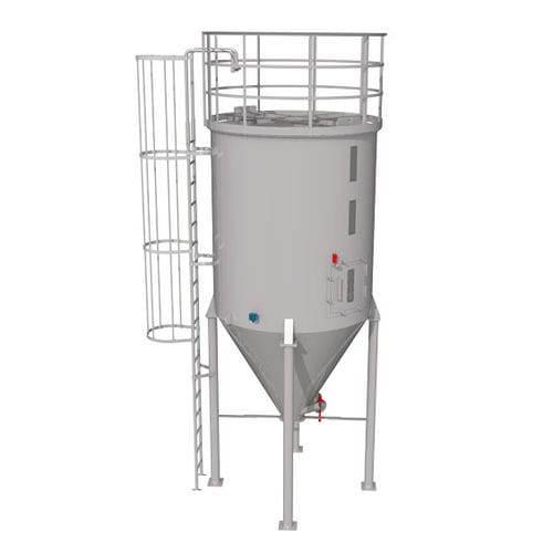 Silo de fondo cónico - Stock Silo - KREYENBORG GmbH & Co. KG - para polvo / para productos a granel / para pellets