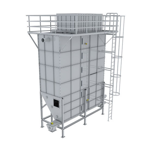 Silo con extractor - Block-Type - KREYENBORG GmbH & Co. KG - con mezclador / para productos a granel / de acero inoxidable