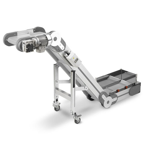 Transportador de banda - BISHOP - ROMA SRL - en Z / de transporte / para productos a granel
