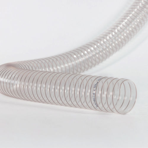 Manguera para polvo abrasivo - P404/PU-LR (ETHER BASE) - TECNICA - de acero / de poliuretano / de cobre