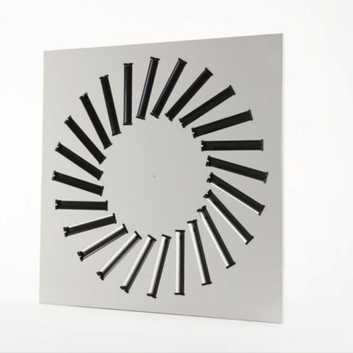 Difusor de aire cuadrado - DAM02 series - TECNICA - empotrable / de inducción / de plástico