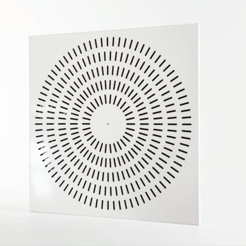 Difusor de aire cuadrado - DAM71 series - TECNICA - empotrable / de inducción / de metal