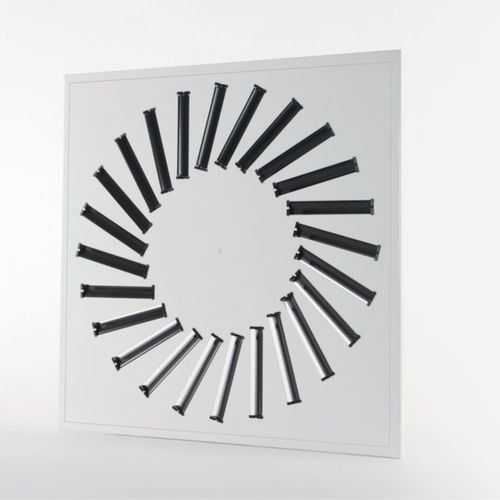 Difusor de aire cuadrado - DAM61 series - TECNICA - empotrable / de inducción
