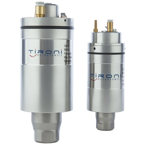 Transductor de ultrasonidos piezoeléctrico - E Series - Tironi Ultrasonics - para soldadura de plástico