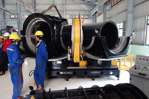 Máquina de soldar a tope - POLYWORKSHOP 1200 - Worldpoly Pty Ltd - controlada por PLC / CNC