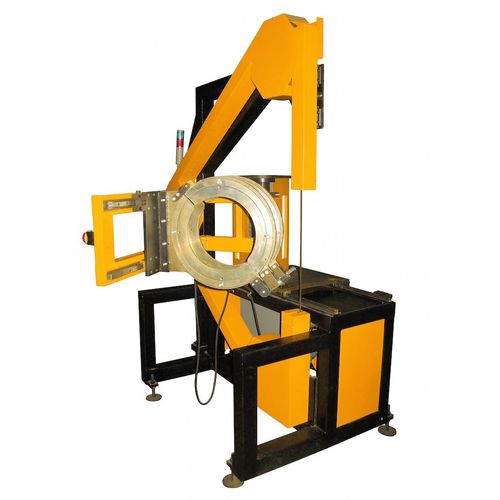 Máquina de corte con guillotina - POLYSADDLESAW500 - Worldpoly Pty Ltd - para metal / de chapa / CNC