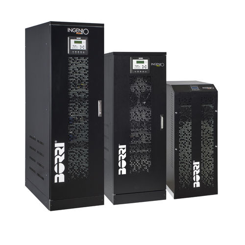 Ondulador UPS trifásico - INGENIO PLUS - Borri Spa - compacto / industrial / para centro de datos