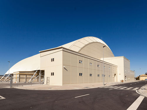 Hangar modular - Gaptek - para oficina / ISO 14001 / de aluminio