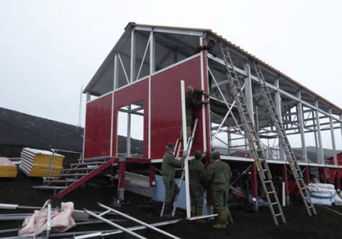 Hangar modular - Gaptek - ISO 14001 / de aluminio