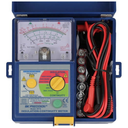 Comprobador de aislamiento por impulsos de tensión - 307A  - B&K Precision - de resistencia de aislamiento / de corriente de fuga / de cableado