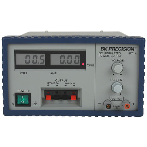 Alimentación eléctrica de mesa - 1671A - B&K Precision - AC/DC / de tres salidas / para equipamiento electrónico