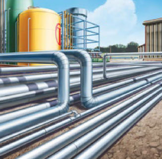 Tubería rígida para gas - HANS-CP - TURALI HOLDING - de acero / sin junta