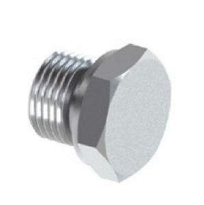 Tapón redondo - TUR 600 - TURALI HOLDING - de cabeza hexagonal / roscado / macho