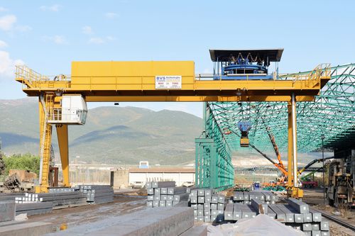 Pórtico en riel - BVS Cranes-BÜLBÜLOĞLU VİNÇ SAN. ve TİC. A.Ş. - para grandes cargas