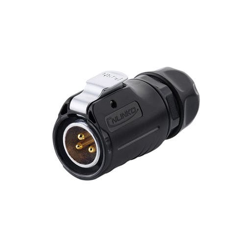 Conector de alimentación eléctrica - LP-20-3 - SHENZHEN LINKO ELECTRIC CO.,LTD - de cable a cable / circular / hembra