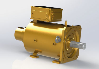 Motor síncrono - SY4 FLUID 132 - COMER S.r.l. - AC / 400V / IP23