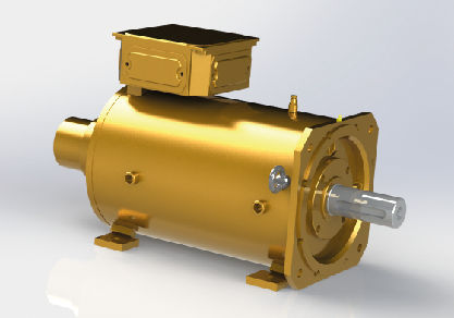 Motor síncrono - SY4 FLUID 160 - COMER S.r.l. - AC / 400V / IP23